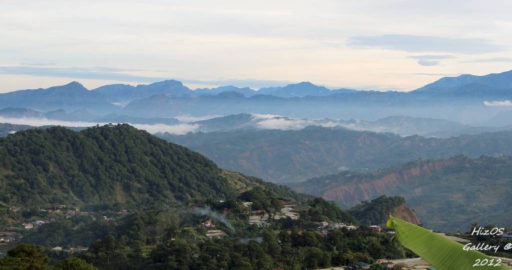 overlooking view of the Bontocs